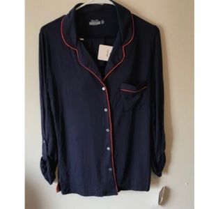 Splendid Women's Pajama Set Midnight Navy Size S